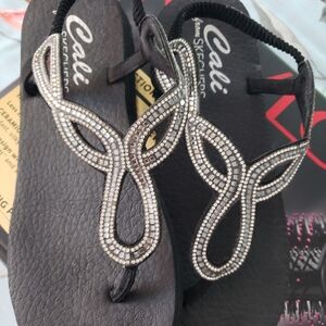 Skechers flip sandals Cali, yoga foam